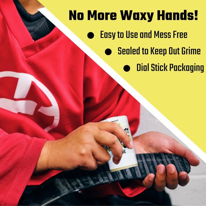 Mona Brands Elite Hockey Stick Wax for Ace Hockey Players | Premium Blade Protection | Improved Puck Control | Prevents Ice Buildup and Soggy Blade Tape - Image 1